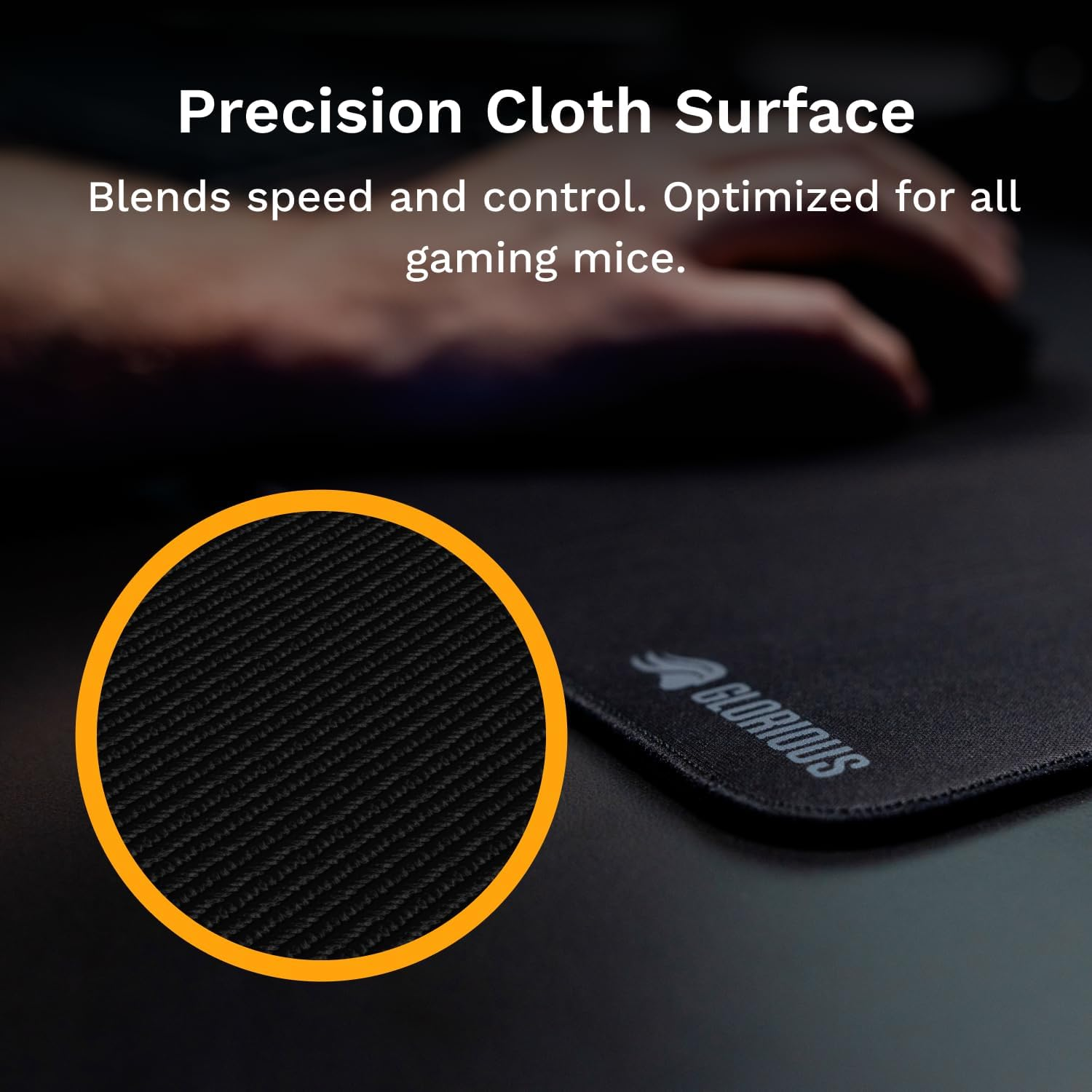 Glorious Mouse Pad 2 3XL - Stitched - Black Glorious Mouse Pad 2 3XL - Stitched - Black